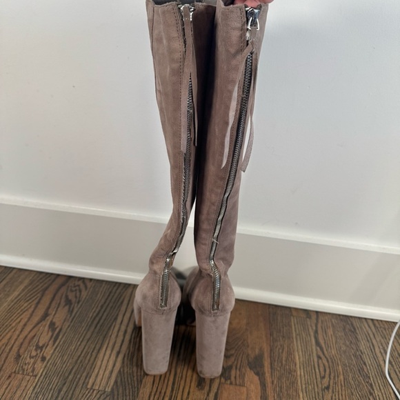 Dolce Vita Jules tall suede knee high platform boots size 6.5 - Picture 7 of 9